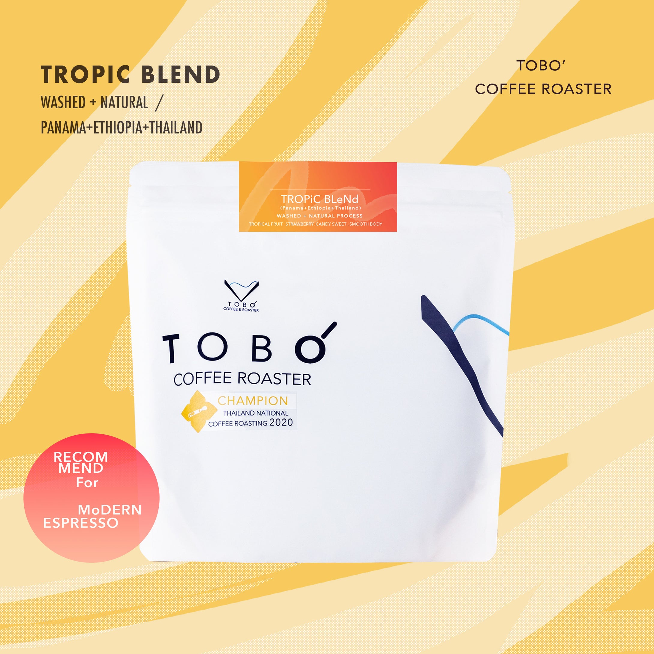 TROPIC BLEND for Modern Espresso Style / ( PANAMA + ETHIOPIA + THAILAND)